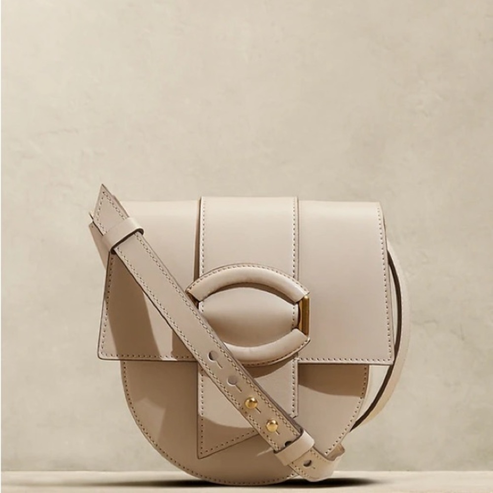 Banana Republic Taupe Crossbody Bag